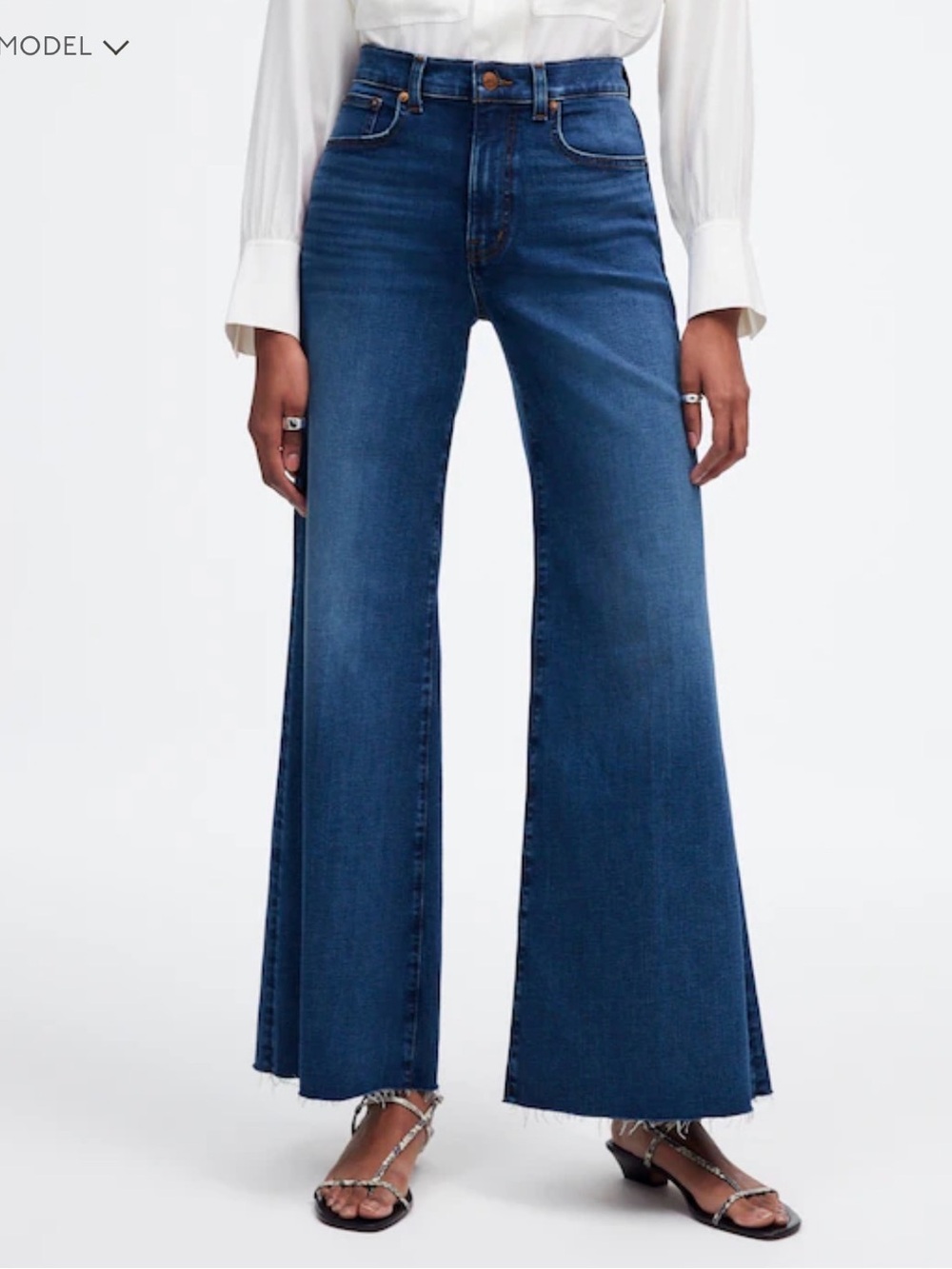 Madewell Wide-Leg High-Rise Women's Jeans - Size 23
